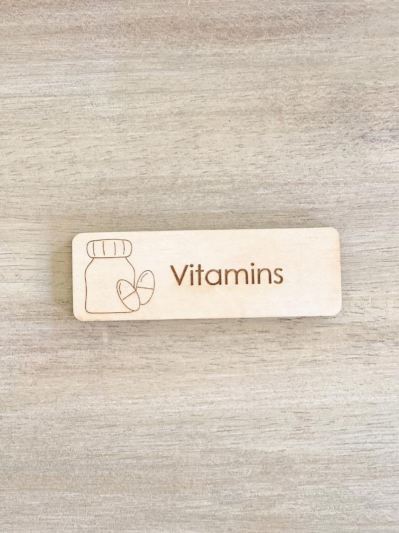 Vitamins Tile 1 pc